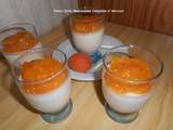 Panna cotta mascarpone compotée d'abricots