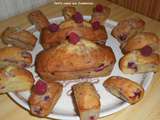 Petits cakes aux framboises