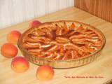 Tarte aux abricots et noix de coco