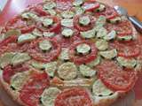 Tarte Courgettes-Tomates