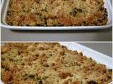 Crumble de courgettes