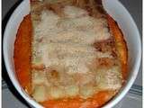 Gratin de ravioles au potimarrion