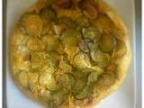 Tatin de courgettes à la brousse