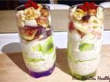 Verrine aux fruits et avoine