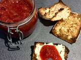 Confiture fraise rhubarbe