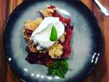 Crumble aux fruits rouges