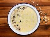 Velouté de côtes, feuilles et trognon de choux fleur