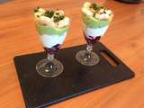 Verrine Avocat Crevettes Betterave