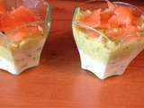 Verrine Avocat Saumon Fumé