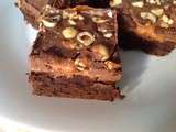 ❤ Brownies Noisettes Caramel