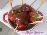 Fraises aux chocolats