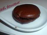 Macaron à la pâte à tartiner pétillante