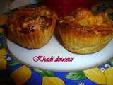 Mini quiche thon, pomme de terre, oignon