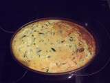 Gateau de semoule courgettes et crevettes