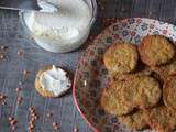 Biscuits apéritifs aux lentilles corail