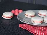 Macarons à la fraise tagada