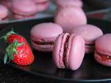 Macarons à la fraise