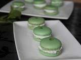 Macarons chèvre menthe