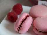 Macarons framboise