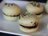 Macarons poires chocolat