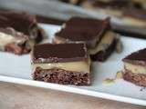 Millionaire shortbreads coco, miel et cacao