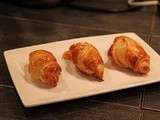 Mini croissants au jambon