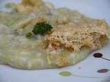 Parmentier de lieu et poireaux