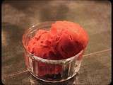 Sorbet à la fraise