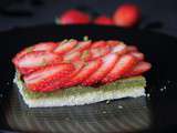 Tartelettes moelleuses fraises pistache