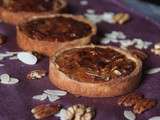 Tartelettes noix de pécan, amandes et noix