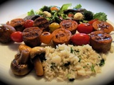Brochettes de saucisses à la bière, bis