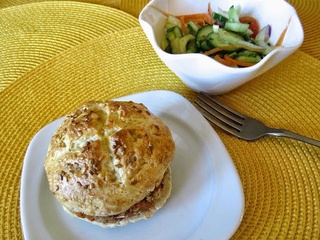 Burgers au saumon sockeye et pains maison, bis