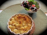Coquilles de pétoncles sur pâtes, manière indienne bis