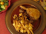 Cuisses de canard confites, façon poutine