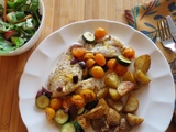 Filets d’aiglefin à la grecque