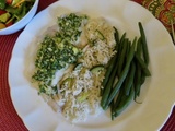 Filets d’aiglefin au pesto d’aneth, bis