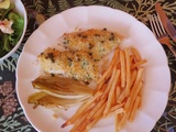 Filets de poisson, enrobage d’estragon et croûte au citron
