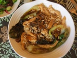 Poêlée de poulet aux nouilles instantanées