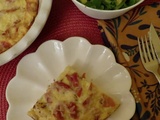 Quiche légère au chou-fleur et au cheddar