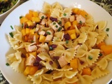 Salade du mercredi, pâtes et porc