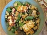 Salade fattouche au halloumi