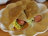 Wrap aux saucisses de canard