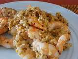 Crevettes Boulgour Cancoillotte