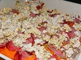 Crumble Carottes-Bacon