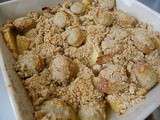 Crumble de boudin blanc