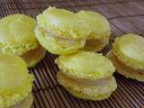 Macarons pistache et citron