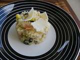 Risotto Courgettes et saumon fumé