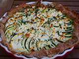 Tarte à la courgette et féta