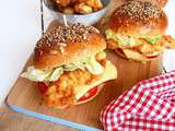 Burger de poulet croustillant