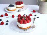 Cheesecake vanille framboises